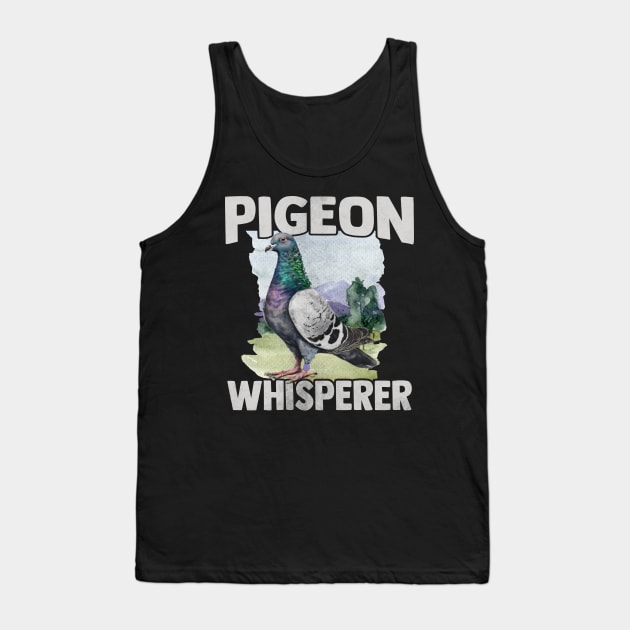 Pigeons Whisperer Pigeon Breeder Carrier Tank Top by KAWAIIBYHM